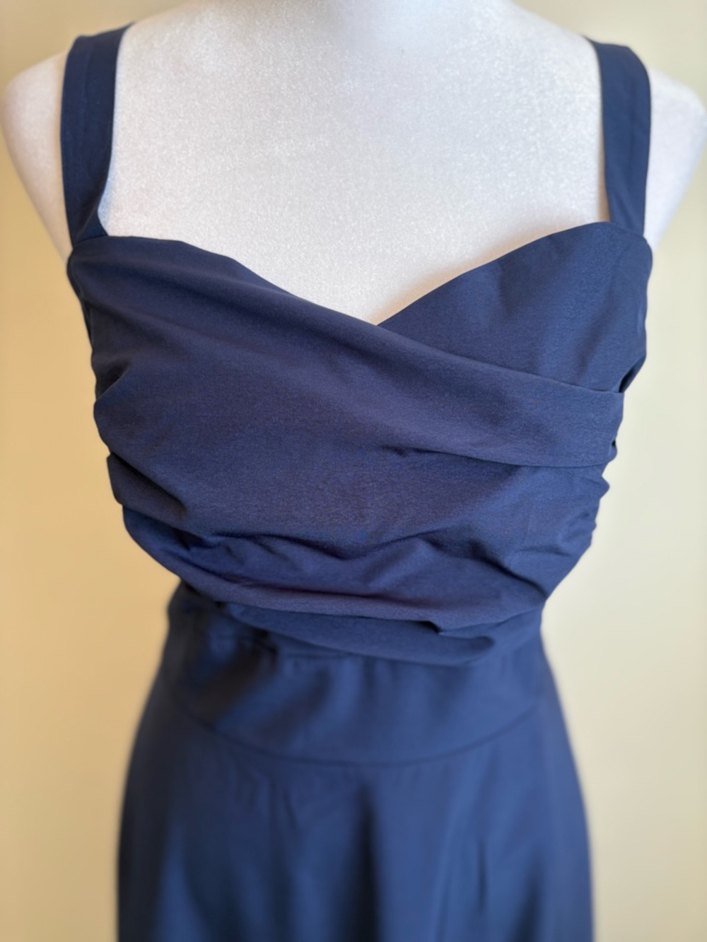 New 2XL Belle Poque Navy Vintage 1950’s A Line Midi Swing Dress - Picture 3 of 16